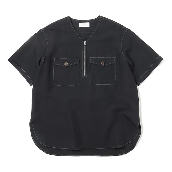 Ernie Palo Vneck S/S Zip Shirt | hartwellspremium.com