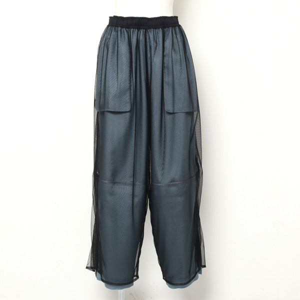 viscosewool gabardin Wfaced track pants (1045105008) | beautiful