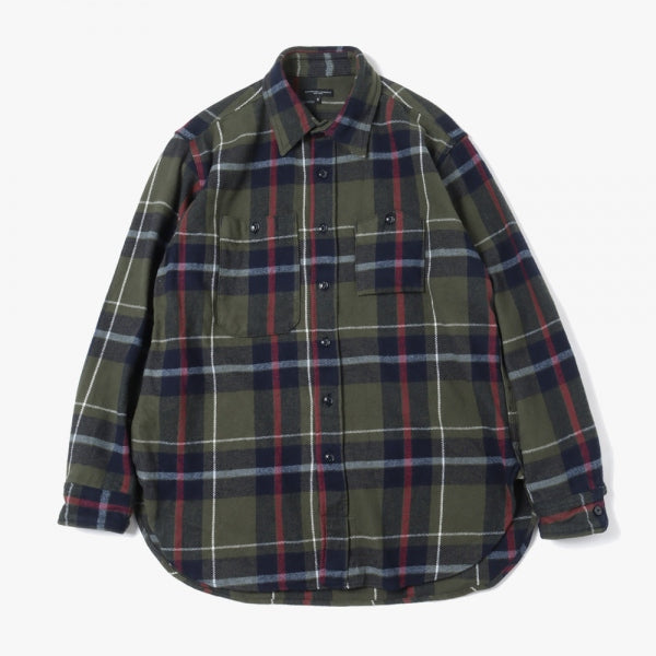 Work Shirt - Big Plaid Heavy Flannel (LN029) | ENGINEERED GARMENTS