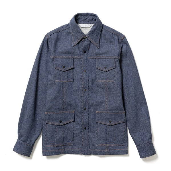 DENIM BUSH SHIRT JACKET (22AW-SY9-007) | Sasquatchfabrix. / シャツ (MEN) |  Sasquatchfabrix.正規取扱店DIVERSE