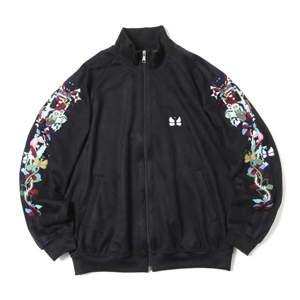20AW CHAOS EMBROIDERY SUEDE TRACKJACKET-
