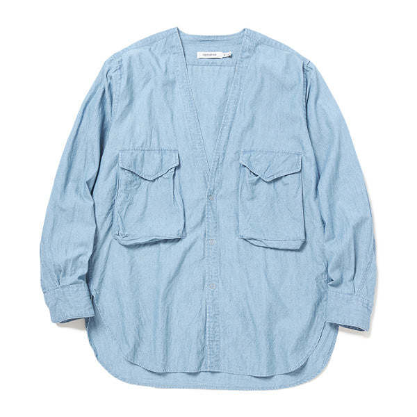 CARPENTER SHIRT JACKET COTTON 6oz CHAMBRAY (SJ3604) | nonnative