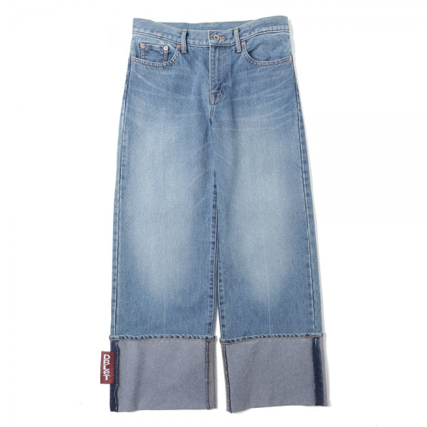 RECYCLE DENIM LOW-RISE DENIM PANTS (22AW20PT192) | doublet