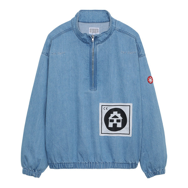 BLEACHED DENIM HALF ZIP JACKET (CES20JK20) | C.E / ジャケット (MEN