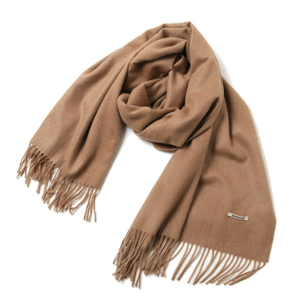 使用は数回程度ですauralee BABY CAMELHAIR WIDE STOLE - ストール 