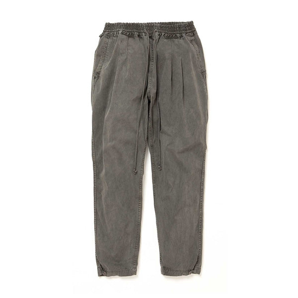 ARTISAN EASY PANTS COTTON TWILL CHARCOAL DYED (P3401) | hobo