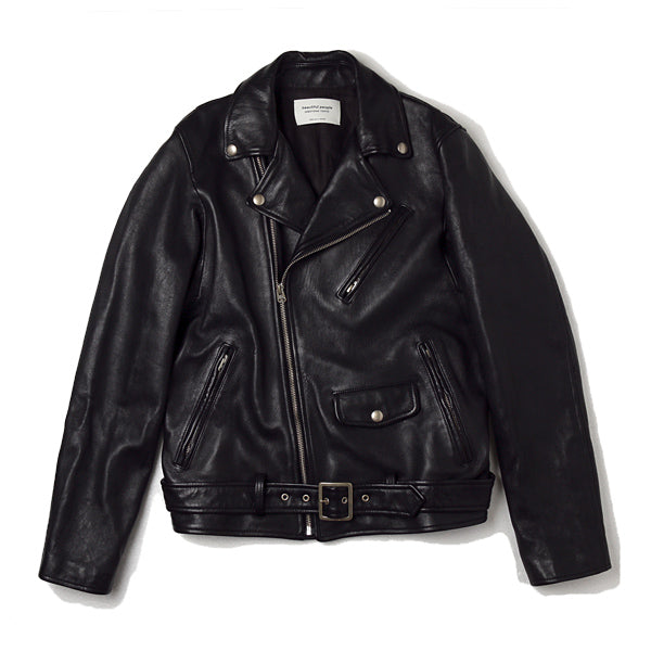 vintage leather jean jacket 190 レザージャケット-