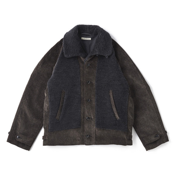 BUTTONED FRONT GRIZZLY JACKET (202OJ-JK12) | OLD JOE & CO