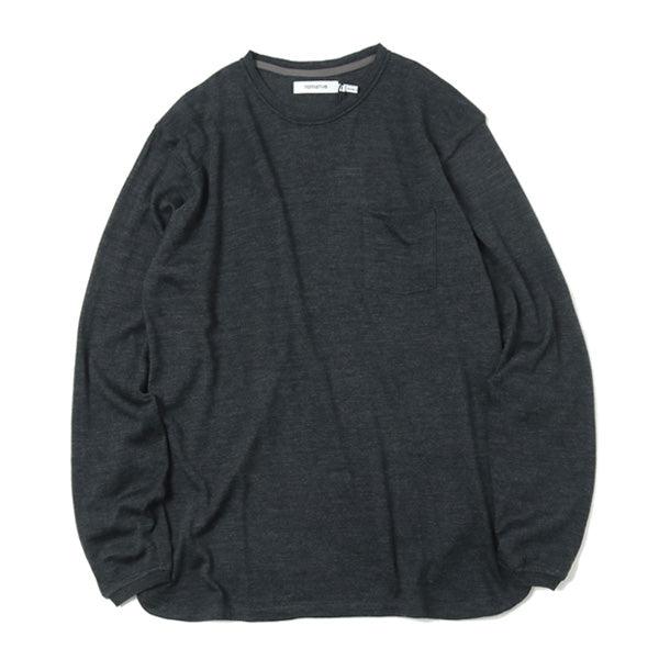 DWELLER L/S TEE WOOL JERSEY Mt.Breath Wool (C4019) | nonnative