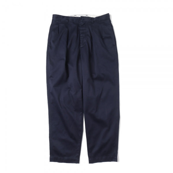 Graphpaper) Suvin Chino Tuck Tapered Pants (GM231-40178B