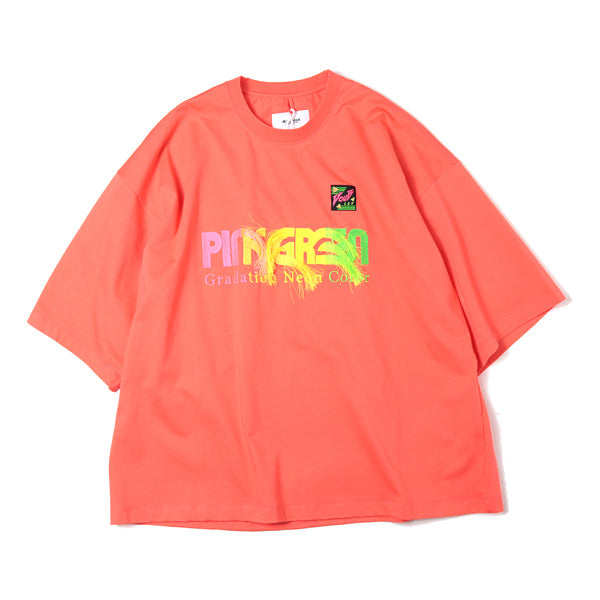 GRADATION NEON EMBROIDERY T-SHIRT (19SS27CS128) | doublet