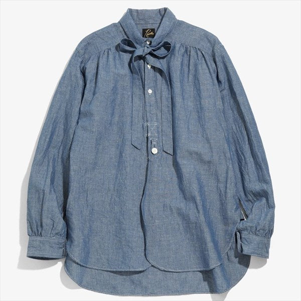 Ascot Collar EDW Shirt - C/L Chambray (KP207) | NEEDLES / シャツ