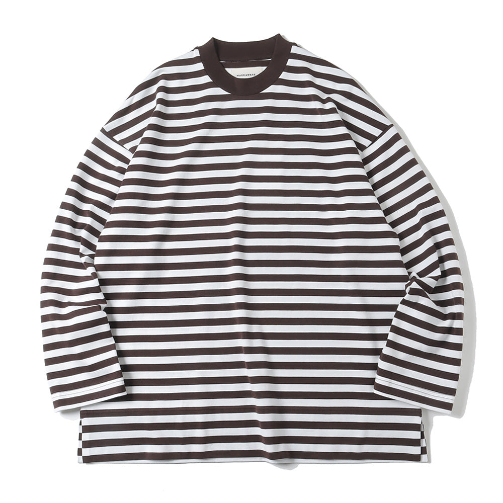 MARKAWARE(マーカウェア) - BOX Tee L/S ORGANIC COTTON BORDER (A23A