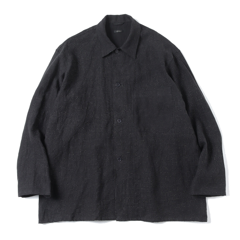 リネンドット シャツジャケット (X01-01027) | COMOLI / シャツ (MEN 