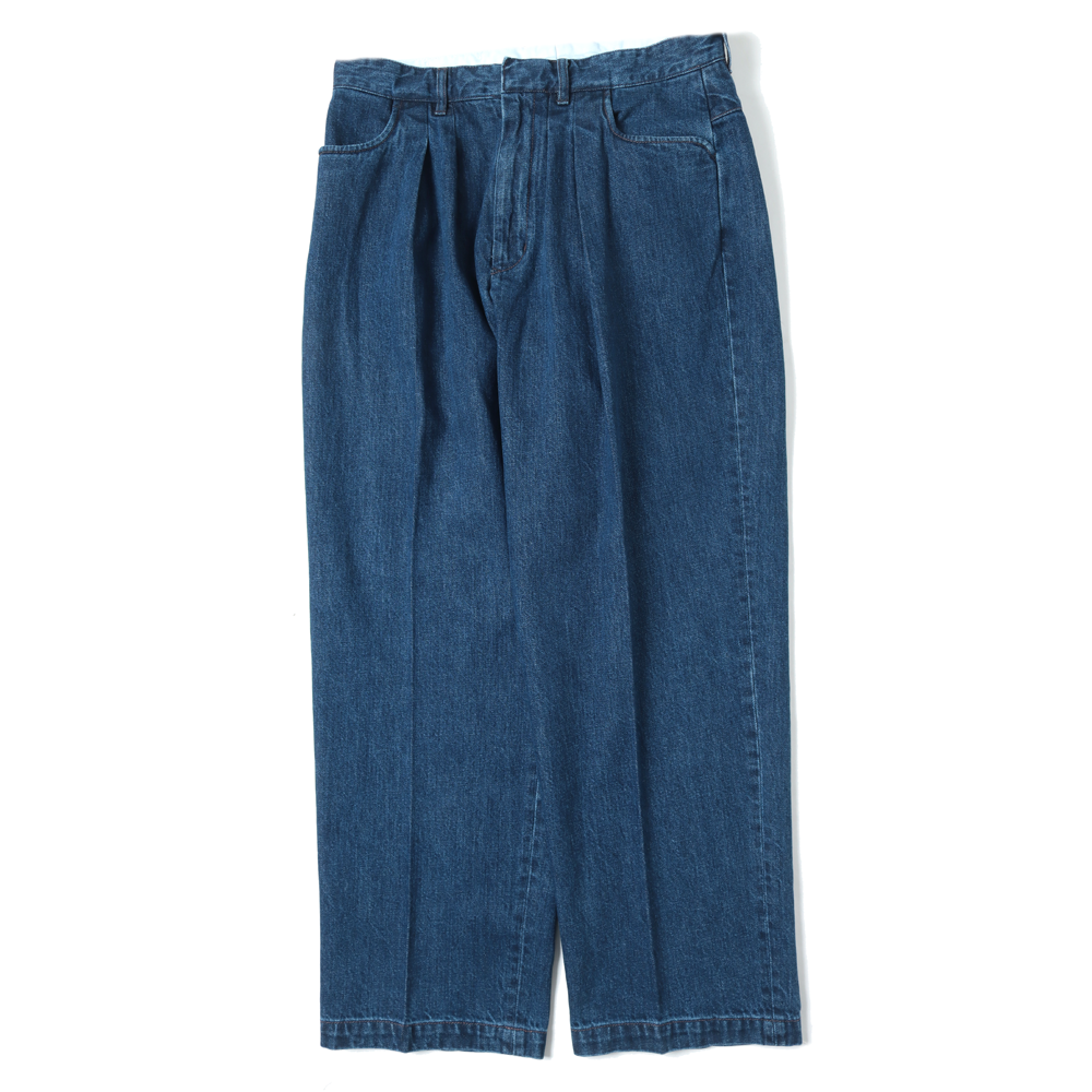 FARAH (ファーラー) Two-tuck Wide Tapered Pants(デニム) FR0301-M4005 (FR0301-M4005)  | FARAH / パンツ (MEN) | FARAH正規取扱店DIVERSE