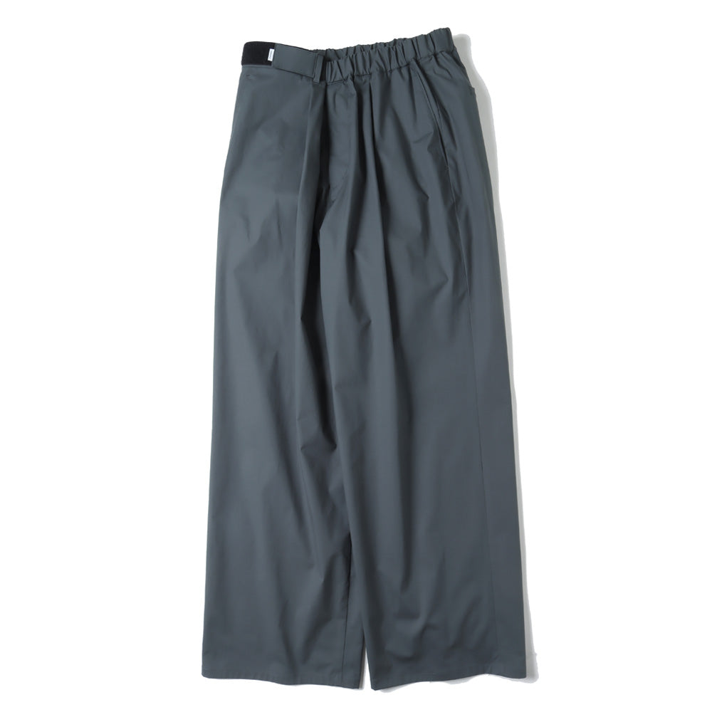 Graphpaper）Stretch Typewriter Wide Chef Pants DARK SLATE (GM231 