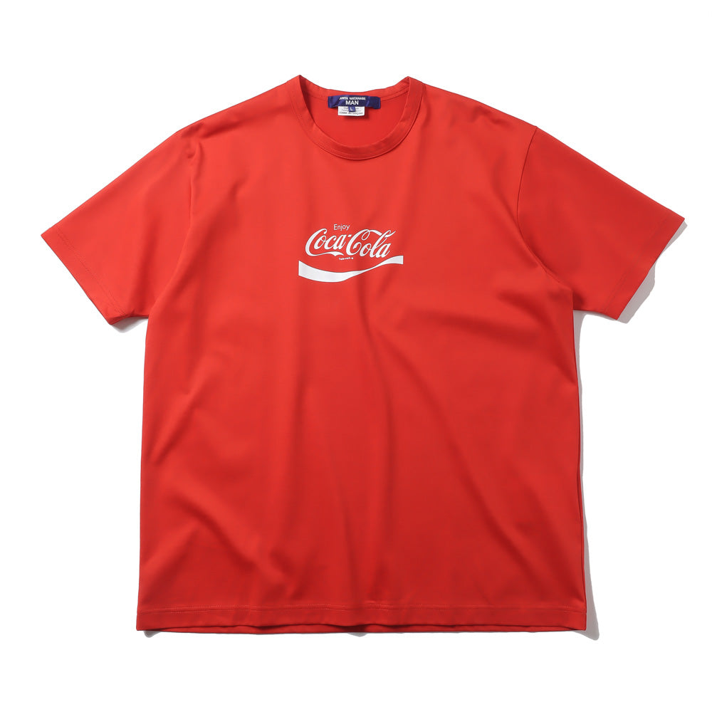 JUNYA WATANABE MAN) 綿度詰め天竺 プリント Coca-Cola T019 (WK-T019