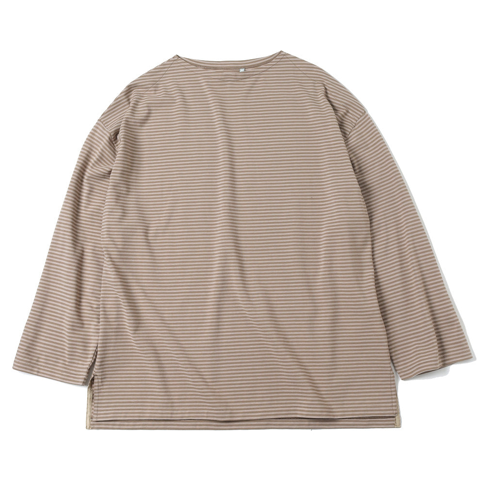 KAPTAIN SUNSHINE Hard Twisted Border Jersey Boatneck L/S Tee