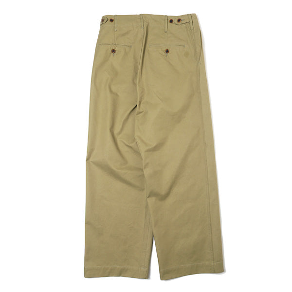 WASHED FINX LIGHT CHINO WIDE PANTS (A9SP01CN) | AURALEE / パンツ 