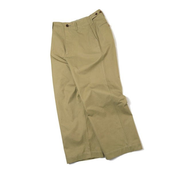 WASHED FINX LIGHT CHINO WIDE PANTS