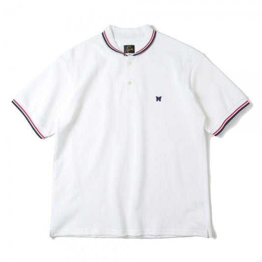 Shawl Collar S/S Polo - Cotton Pique