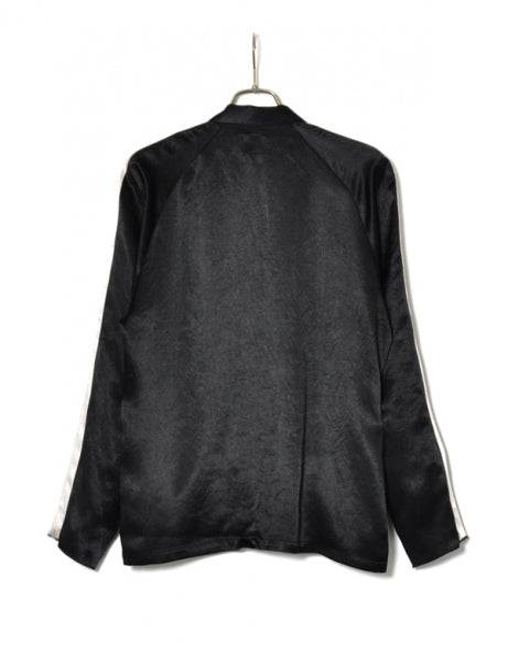 NOTCHED COLLAR SATIN SHIRT