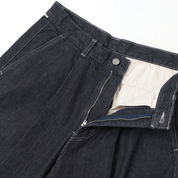 Graphpaper) Colorfast Denim Two Tuck Pants 24SS (GU241-40217B