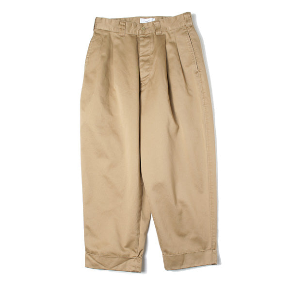 DOUBLE PLEATED CHINO