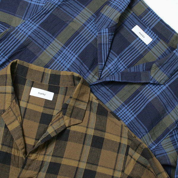 SKIPPER SHIRTS L/S COTTON LINEN CHECK