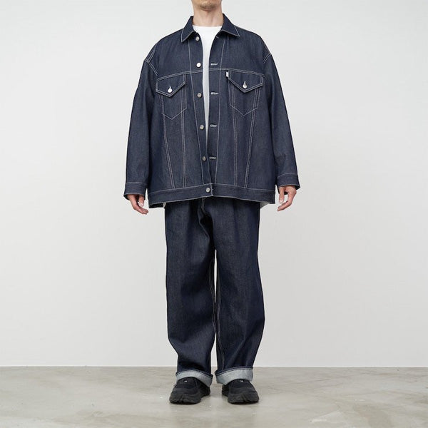 Selvage Denim Two Tuck Pants (GU233-40188RB) | Graphpaper / パンツ