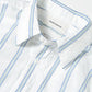 REGULAR SHIRTS ORGANIC SUPIMA/BROWN COTTON STRIPE