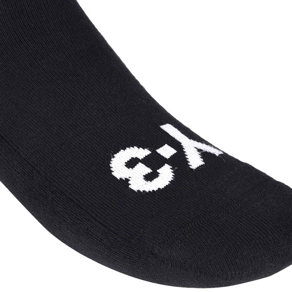 Y-3 STRIPE SOCKS (BLACK)