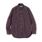 GARDENER LONG SHIRT COTTON TWILL TARTAN PLAID