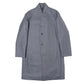 MINIMALIST COAT ORGANIC WOOL WORSTED FLANNEL