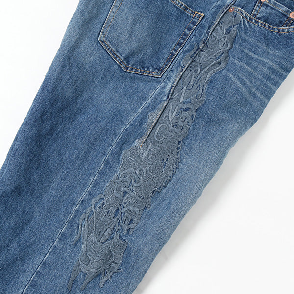 CHAOS EMBROIDERY HEMP DENIM PANTS (20SS13PT121) | doublet / パンツ (MEN) |  doublet正規取扱店DIVERSE