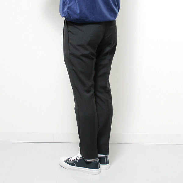 DOUBLE PLEATED TROUSERS TAPERED WOOL TOROPICAL