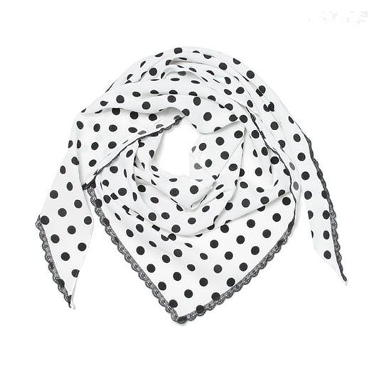 PRINTED RAYON CREPE SCARF