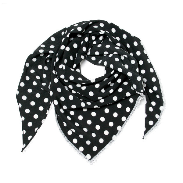 PRINTED RAYON CREPE SCARF