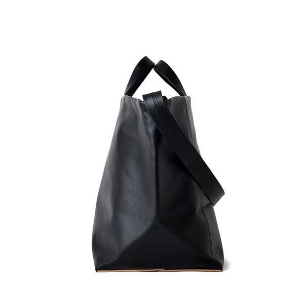 LE15 / COW KIP LEATHER SHOULDER TOTE M