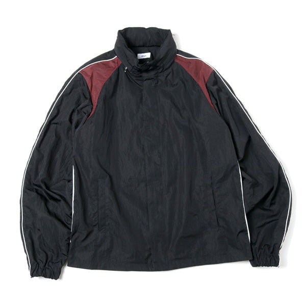 Nylon track zip blouson