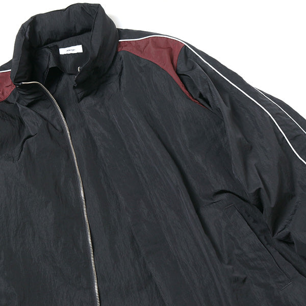 Nylon track zip blouson