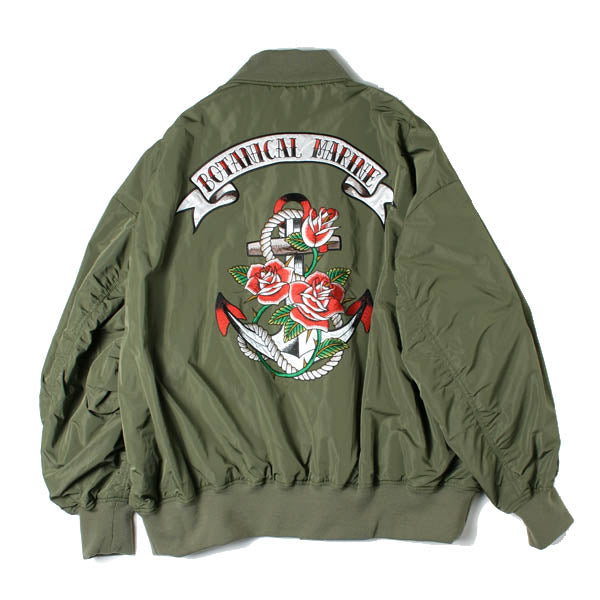 EMBROIDERED OVERSIZED MA-1 BLOUSON