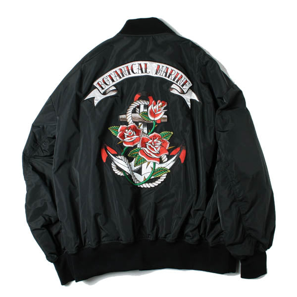 EMBROIDERED OVERSIZED MA-1 BLOUSON