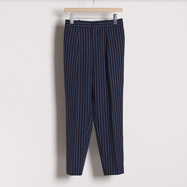 FRONT PLEATS PEGTOP ORGANIC WOOL TROPICAL (A18A-05PT01C) | DIVERSE / パンツ  (MEN) | DIVERSE正規取扱店DIVERSE