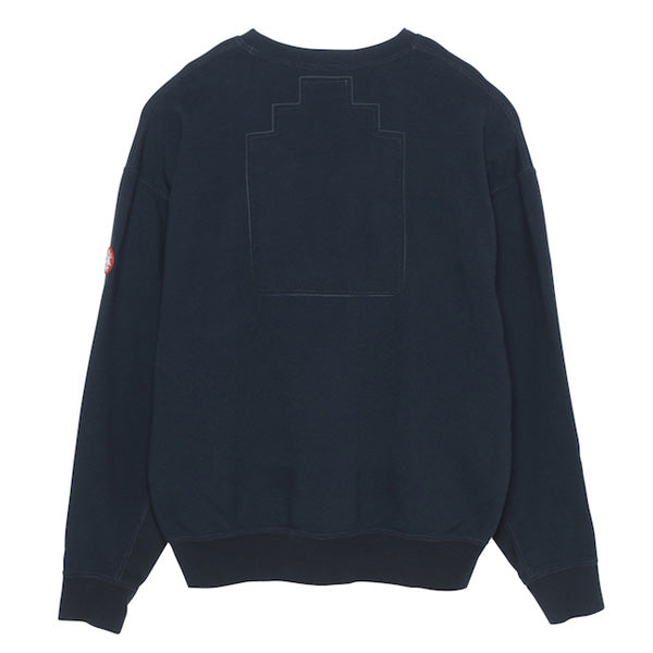 OVERDYE EMB FRAME CREW NECK