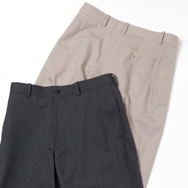 WOOL SILK TROPICAL SLACKS (A20SP02WT) | AURALEE / パンツ (MEN 