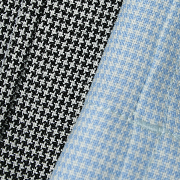 Houndstooth halfzip shirt