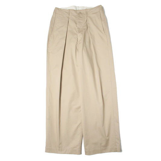 41KHAKI WIDE ORGANIC COTTON CHINO CLOTH