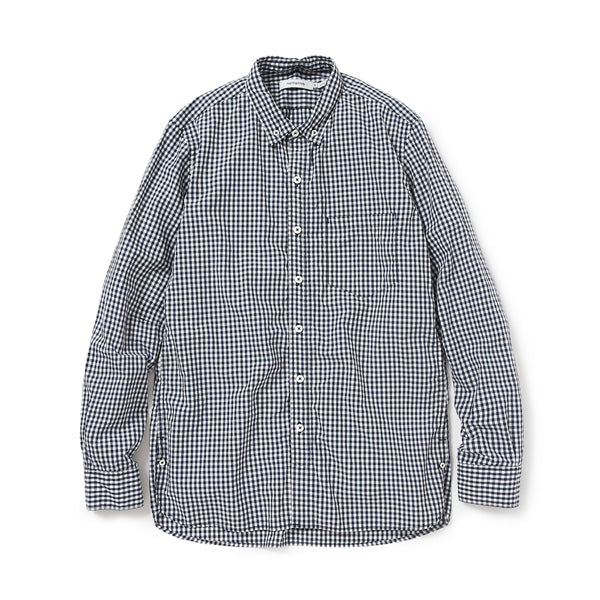 DWELLER B.D. SHIRT COTTON BROAD GINGHAM CHECK