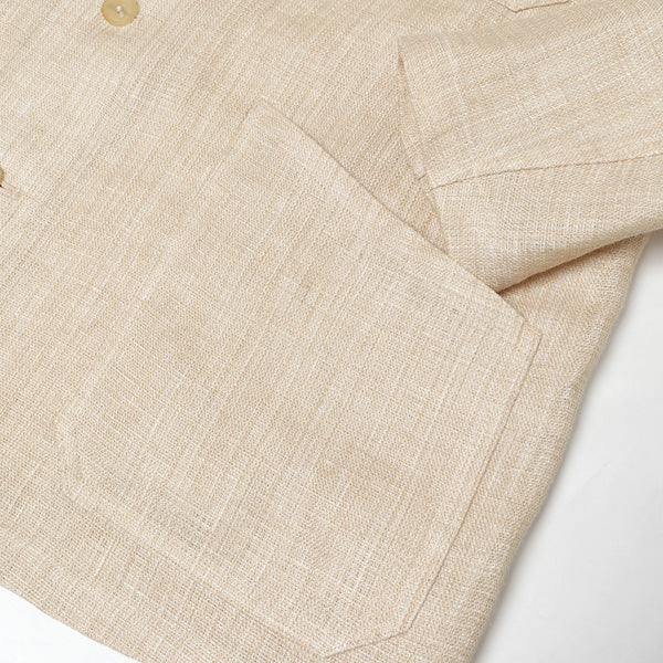 LINEN DOUBLE FACE BLOUSON